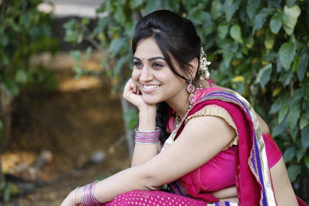 Aksha in Half Saree Photos